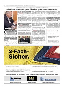 Stölting Service Group im INFORMER Magazine Essen, 9.2016