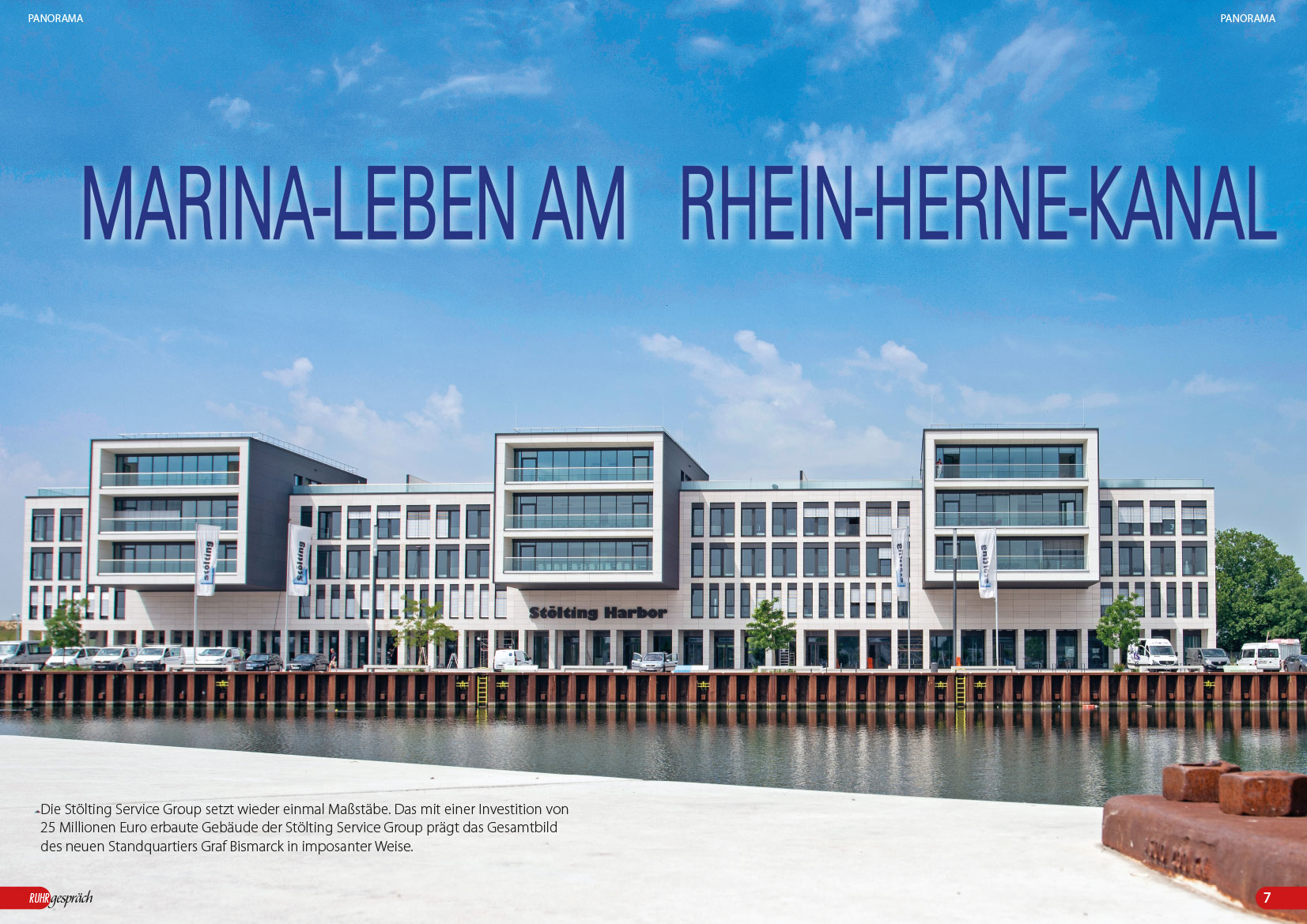 Artikel im RUHRgespräch: Marina-Leben am Rhein-Herne-Kanal